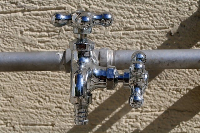 pipe, valves and handles